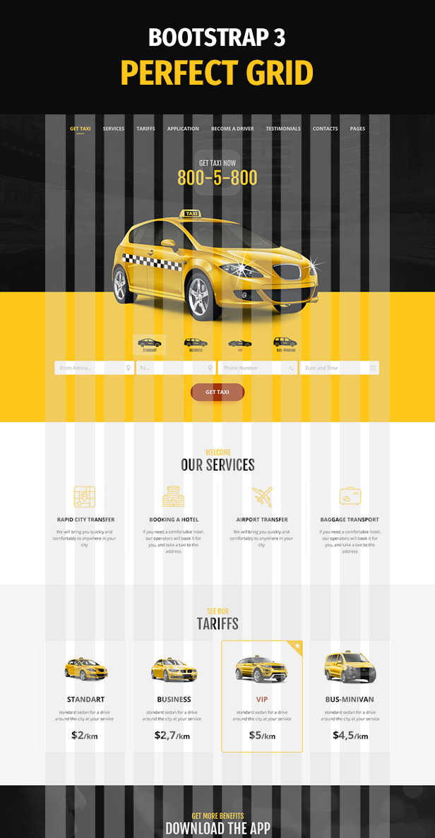 TaxiPark – Taxi Cab Service Company WordPress Theme